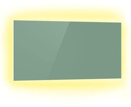 Klarstein 2-in-1 Infrarotheizung & Konvektor, Infrarotheizung mit Thermostat 1000W, IP44-Infrarotheizung zur Wandmontage mit App-Steuerung, Erkennung offener Fenster, Hybridheizung Elektrisch