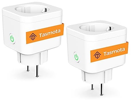 Refoss Tasmota Steckdose mit Stromzähler, Mini WLAN Steckdosen zur Messung von Stromverbrauch, Stromerzeugung, ESP8266 Smart Plug, Kompatibel mit Home Assistant, ioBroker, MQTT, Type F, 16A, 2,4GHz