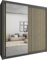 FURNITUREWAVE Royyaal Large Wardrobe with 2 and 3 Sliding Doors Drawers, Hanging Rods & Storage Shelves Storage Cabinet Comes in 3 Space Saving sizes for Bedroom