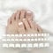 Semi Cured Gel Nails Strips for Toe, Maggidea 34 Stickers Glitter Toe Nails Wraps Soft Self-Adhesive Gel Nail Stickers for Toenails UV/LED Lamp Required (03-Glitter French)
