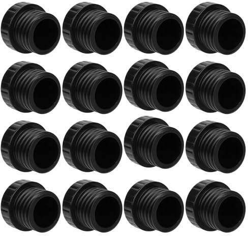 PEUTIER 16pz Tappo di Sicurezza per Presa Luce, Spine ID ID 1,9cm OD 2,6cm Tappi per Prese di Luce Cappucci Protettivi per Prese di Luce per Luci a Catena da Incasso e Prese di Luce Standard