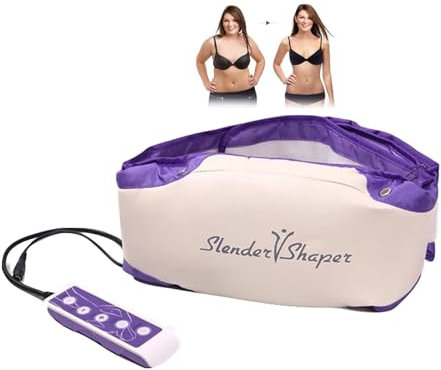 ZPBLWT Vibrating Fat Removal Belt, Electric Vibrating Massager Waist Trimmer Slimming Heating Belt for Weight Loss Fat Burning Belt, For Skin Toning Devices Lower Back Slimming