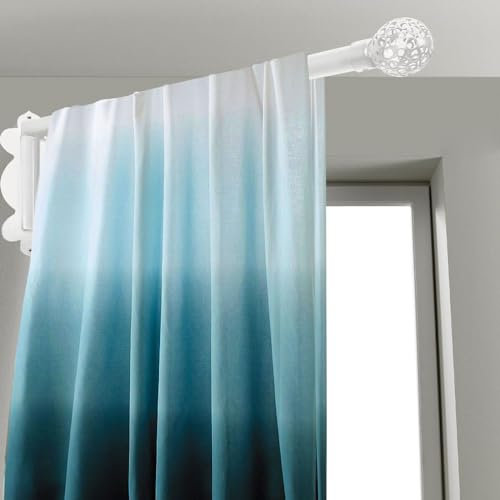 Gardinenstange mit Schwingarm, 90 cm, Weiß, 1 Stück