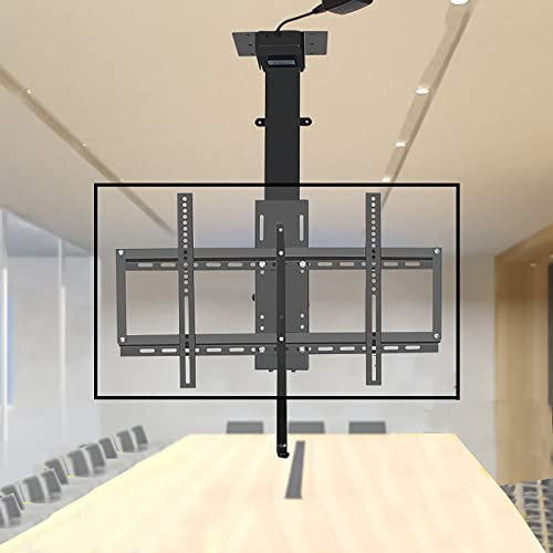 Support TV Motorisé, Ascenseur Motorisé pour Téléviseur avec Télécommande Et Réglage De La Mémoire, Méthodes D'Installation Verticale Et Au Plafond, Convient Aux Téléviseurs De 26,70 Pouces