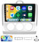 [6G+128G 8 Kerne] CAMECHO Android 13 Autoradio 2Din für Ford Focus Mk2/Mk3 Exi MT 2 3 2004-2011 mit Carplay Android Auto, 9 Zoll IPS Touch Radio mit Bluetooth FM/RDS 32EQ DSP Mirror Link GPS WiFi