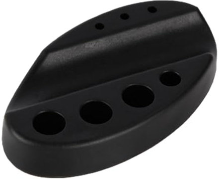 Tattoo Ink Cups Holder with 20 Tattoo Ink Caps – Versatile Pigment Organizer & Cotton Swabs Holder for Tattooing and Microblading Supplies (black)