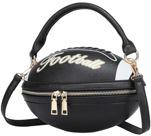 Muteitt Damen -förmige Umhängetasche, American Football-förmige Umhängetasche, Handtasche, Einzigartige Geldbörse, Handtasche Für Damen