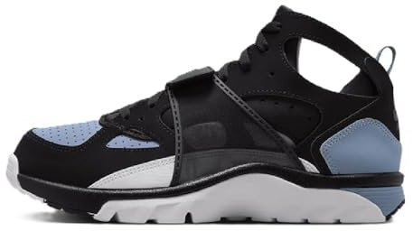 NIKE Herren AIR Trainer Huarache Sneaker, Black Cool Blue White, 47 EU