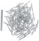 Operitacx 1 Ensemble Clous à Double Tête pour Plinthes avec Embout Installation Clous de Décoration pour Projets Diy et Décorations Maison Fixations et Esthétiques