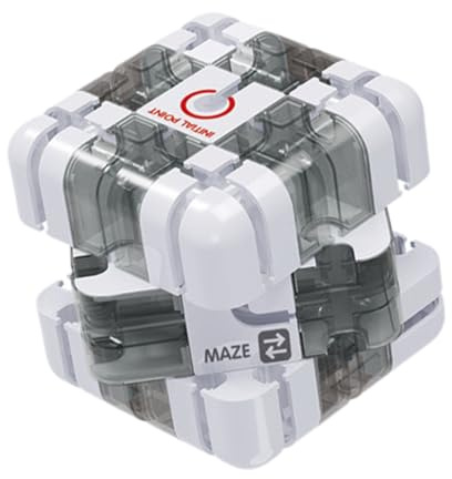 Mind Block - Interactive Logic Challenge Box for Skill Practice, Focus Builder with Educational Activity, Thinking Block for Teens Learners Recreation, Mini Size, Case Storage, 3 Inches