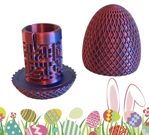 Erwachsenenrätselbox - Lustiges Osterei Aus 3D Druck,Osterei Geldlabyrinth Rätselbox,Für Weihnachten Geburtstag Jugendliche Familie Schreibtisch Deko