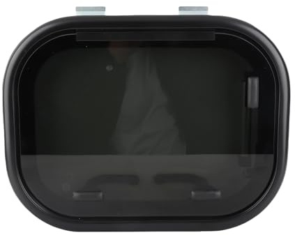 LUCKDANO Ventana Desplegable para RV de 30 X 22, 16 X 12 Pulgadas, con Vidrio Templado y Protección, Ventana Abatible con Cortina Solar de Malla para Caravanas, Autocaravanas y Remolques