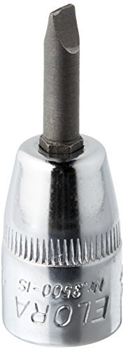 Elora 3500000102000 Schraubendreher-Einsatz 3/8 für Schlitzschrauben 1, 0mm