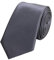 Fabio Farini - Herren Krawatte 6cm Breite einfarbig - elegante Unifarben Männer Schlipse für Arbeit Business Anzug Büro Grau Anthrazitgrau