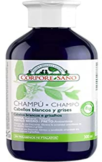 Haarshampoo grau-weiß 300 ml