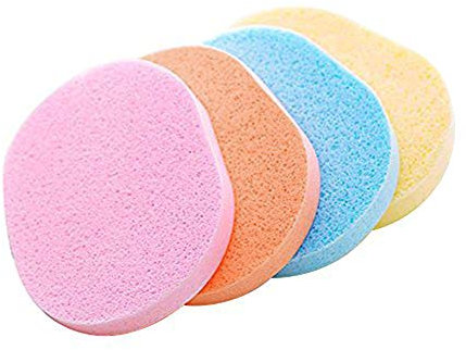 Stonges 10 STÜCKE Reinigungsschwamm Feuchttücher Reinigungsschaum Make-Up Waschschwamm Typ Gesicht Waschen Puff Flutter Nass und Trocken Verwenden