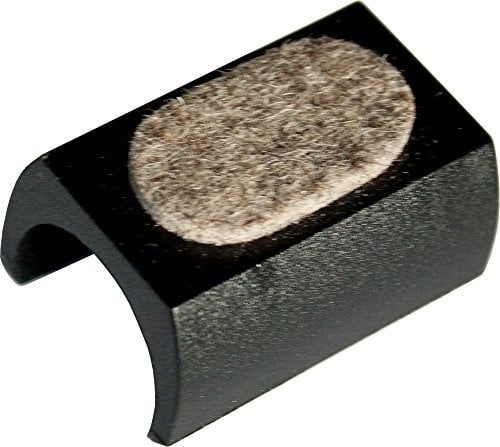 Dekaform Filz Klemmschalengleiter Fi-204 Klemmgleiter - Stuhlgleiter fuer Linoleum Fliesen Marmor Parkett Dielen Holz Fussboden, Freischwinger Bodenschoner Filzgleiter zum Klipsen mit Zapfen (22)