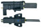 Juego de 2 escobillas de carbón de repuesto con soporte para lavadora Bosch Siemens 00151614 Whirlpool 481931088529 13,5 x 4,9 x 34 mm 4,8 mm AMP para motor CESET