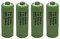 4 x Buyabattery 2/3AAA (Two Thirds AAA) Rechargeable Solar Light Batteries 1.2V 200mAh NiMH 2/3-AAA Length 30mm Diameter 10mm