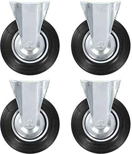 vidaXL 16 pcs Fixed Casters 200 mm