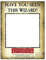 Star Cutouts SC1419 Gold Wanted Poster – Selfie-Rahmen mit Requisiten – Der Gefangene von Azkaban – Harry Potter Party-Thema Höhe 87 cm Breite 70 cm