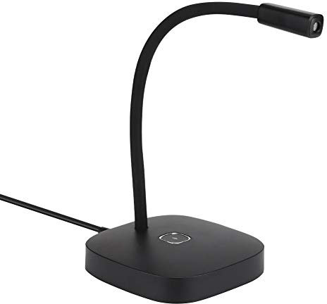 Bewinner USB Desktop Microphone, Omnidirectional 360-degree Pickup Recording Vocals Voice Overs Recording Microphone for XP / 7/8 / 10 / Mac OS, Computer Microphones(Black)