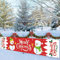VICSOM Banner de Navidad para Decoración al Aire Libre, Carteles para Jardín, Pared, Casa, Mesa y Fiesta