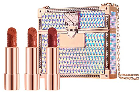 Erinde Red Matte Lipstick Makeup Set, Non-Stick Cup Red Lipstick, Not Fade Waterproof, Moisturizing Makeup Lip Stain, Ladies Makeup Set, Color Sensational, Valentine's Day Set