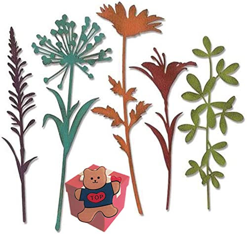 Schöne Blumen Stanzformen, schöne Blumen Stanzschablonen für DIY, Scrapbooking, Album, dekorative Hochzeitseinladung, Papierschablonen, Kartenherstellung, mattes Platin