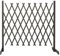 HOMIUSE Garten-Rankzaun Grau 180x100 cm Massivholz Tanne Türgitter Ohne Bohren Treppenschutzgitter Ausziehbar Absperrgitter Gartenzaun Holzzaun für Garten Schutz Privatsphäre Erweiterbares Design