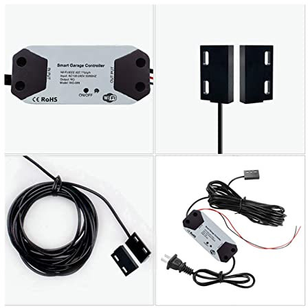 AC WiFi Switch Smart Garage Door Opener Controller Work Home SmartLife/Tuya APP Control No Hub Require