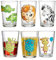 Ritzenhoff & Breker Happy Zoo & Monsterchen - Juego de 6 vasos infantiles (205 ml, diseño de animales y monstruos, apto para lavavajillas)