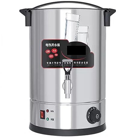ASSYA Elektrischer Heißwasserkessel Commercial Catering Urn Edelstahl Isolierung Eimer Hohe Effizienz Heizung Triple Schutz Sicher Zu Verwenden,20L