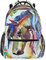Aotximlat Bienen und Golden Hive Rucksäcke Reise Laptop Daypack Schultaschen für Teenager Männer Frauen, siehe abbildung, One size