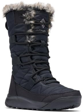 Columbia Minx 4, Stivali da neve Donna, Black/Titanium II , 38.5 EU