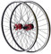 TESUGN Mountainbike Laufradsatz 29 Zoll, Mountainbike MTB Laufradsatz Vorderrad, Legierung Scheibenbremse Abgedichtetes Lager Fahrrad-Rad, Rot
