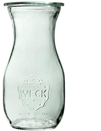 Weck Flasche 290 ml 6 Stück | Durchmesser - 60 mm, Höhe - 140 mm | Zum Einmachen von Konserven, Säften, zur hermetischen Aufbewahrung von trockenen Zutaten