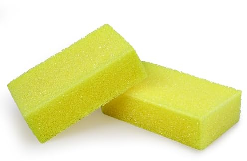 2 Pcs Bug Scrubber Sponge, Reusable Car Bug and Tar Remover Sponges