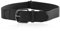 Verstellbarer Elastischer Gürtel, Stretchgürtel Schwarz, 3,5 cm Breit Dehnbarer Gürtel Herren Damen für Taillenumfang von 56 bis 115 cm, Unisex Gürtel mit Metallschnalle für Alltag Sport Arbeiten