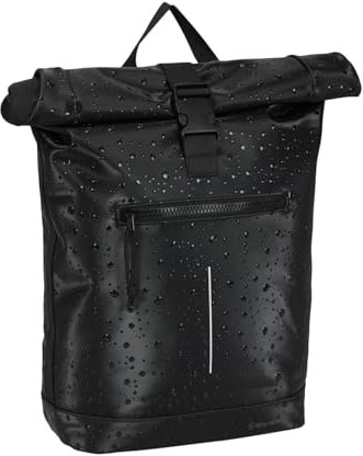 New Rebels New York Droplets Rolltop Backpack – Wasserabweisend – 21 Liter – Laptopfach
