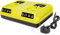 Molisau 2 x 18V 5.0Ah P108 Replacement for Ryobi Battery with P117 2 Ports Dual Charger, Compatible with Ryobi 12-18V RB18L50 RB18L40 RB18L15 Battery P100 P102 P103 P105 P106 P107 1400670 Charger