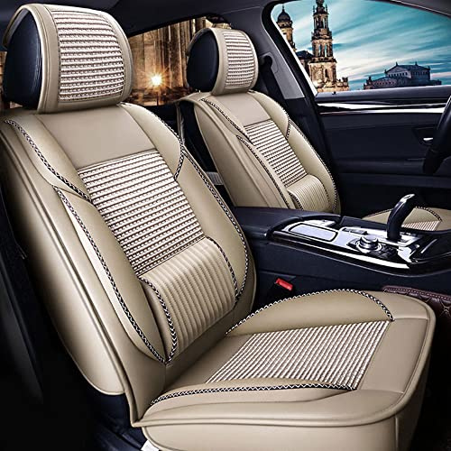 JoyRozTek Autositzbezüge Für Dacia Duster Prestige | PU Leder Komplettset Auto-Schonbezüge, Airbag-freundlich, Autositzbezug Set
