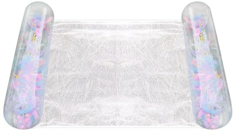 Duvcoywae Aufblasbar Pool Float Hängematte, Pool Sitz Schwimmende Hängematte, Poolstühle Wasserhängematte Spielzeuge Luftmatratze Pool Sessel, Für Water Beach Pools, 130 × 70 cm