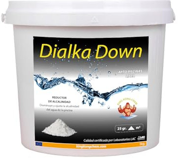 Dialka Down 5KG Reductor de alcalinidad para la Piscina y el SPA (5 kg)