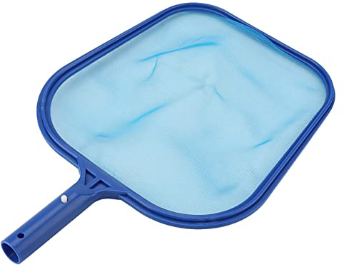 TOUISEDGI Pool Leaf Skimmer Lightweight Mesh Net Frame Swimming Pond Tub Cleaning Tool Various Poles Blue