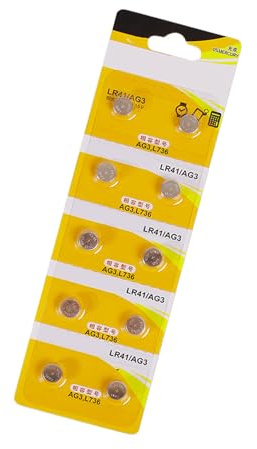 AG3 LR41 Alkaline Button Battery For Emergencies Backup In Cameras Outdoor Gear Small Electronics Durability Construction Battery