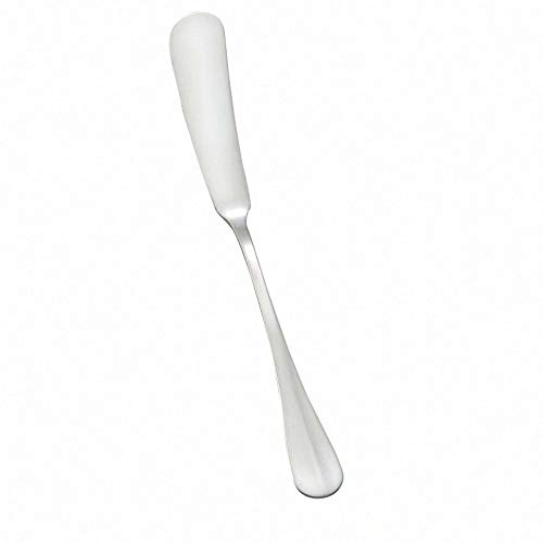 Winco Stanford Stainless-Steel Butter Spreading Knife, Extra Heavyweight, 7.5 (12 Pack)