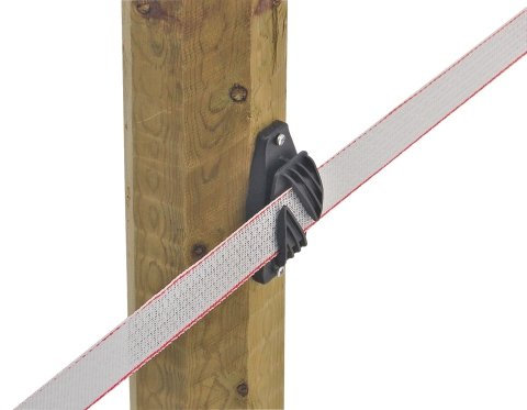 AKO Fencing Breitbandisolator schwarz 40mm im Blister, 12 Stück