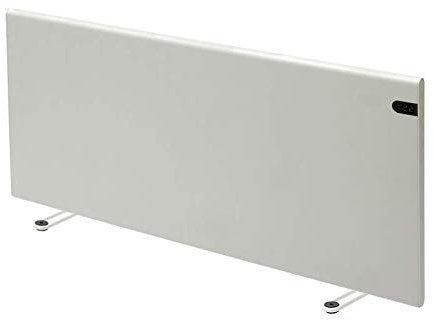 Adax Neo White Modern 1400W Electric Panel Heater with Timer. Wall Mounted or Portable. Heats Up To 17.5m2 Room Space. ErP/LOT 20 Compliant. Flat Panel Convector Radiator