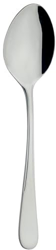 Grunwerg Cucchiai da Dessert, Acciaio Inossidabile, 18 x 4 x 1.5 cm, 12 Pacco